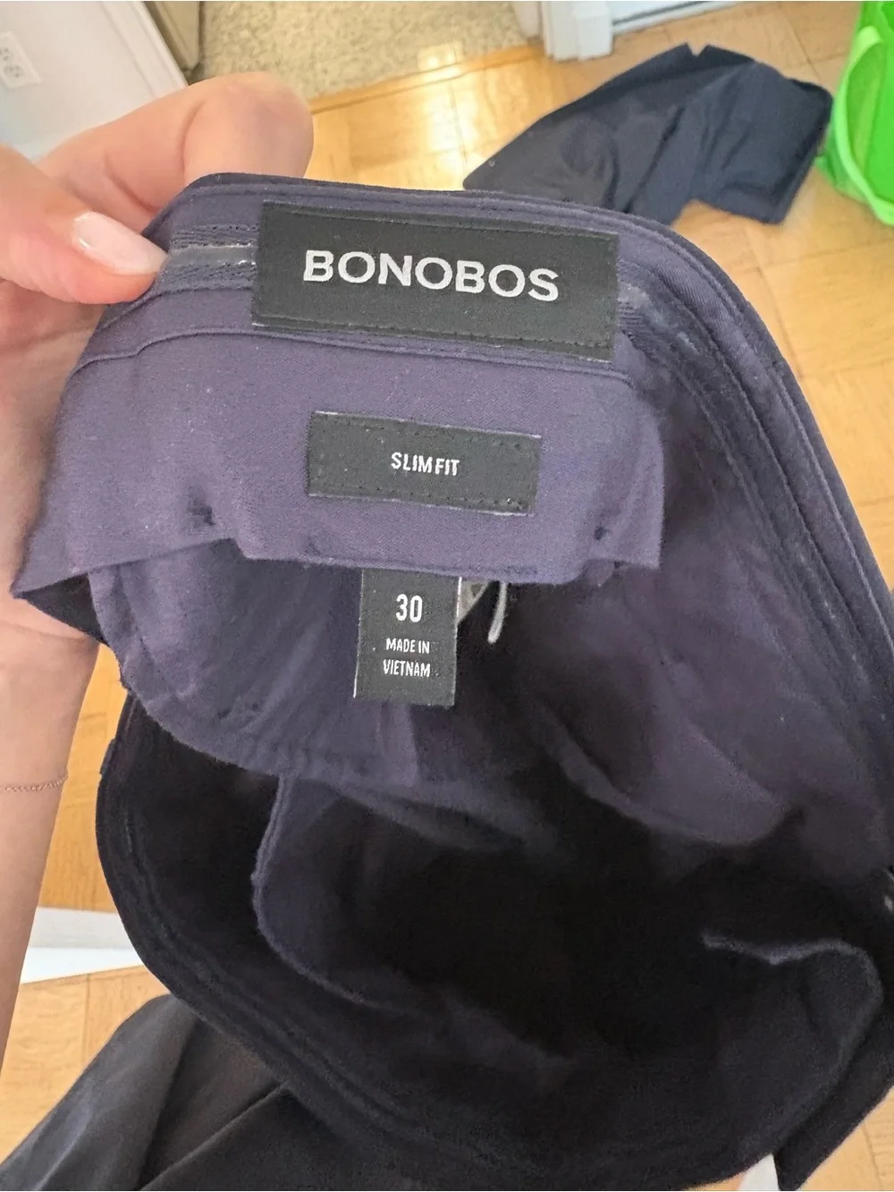 Bonobos Men's Dark Navy Two-Button Suit Jacket